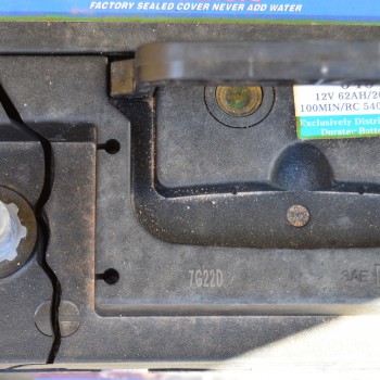 Dropping a battery can crack the casing